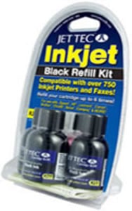 Universal Inkjet Black Refill Kit 90ml